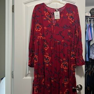 Beautiful, long flowy dress.